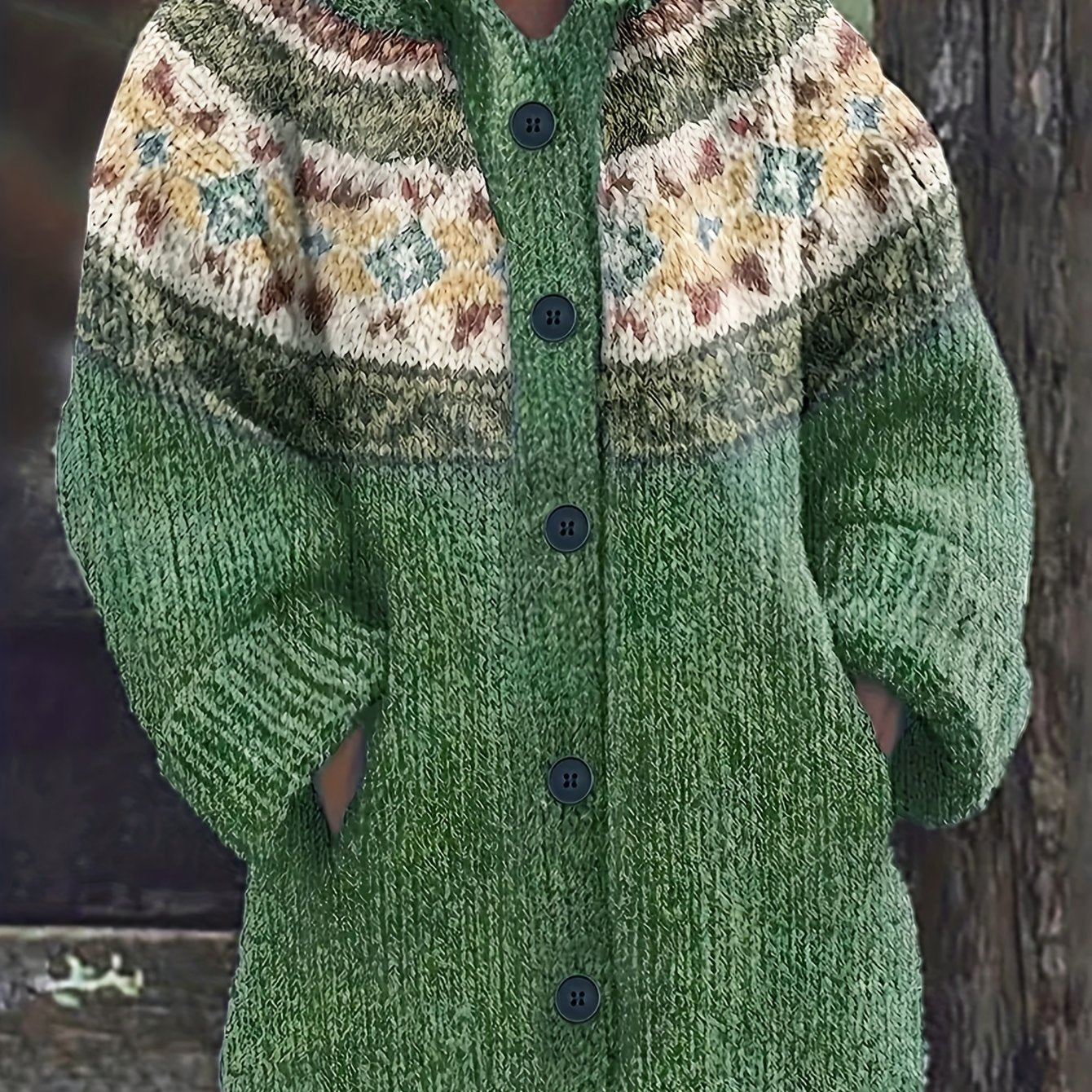 Gladys | Plaid Cardigan Jacket