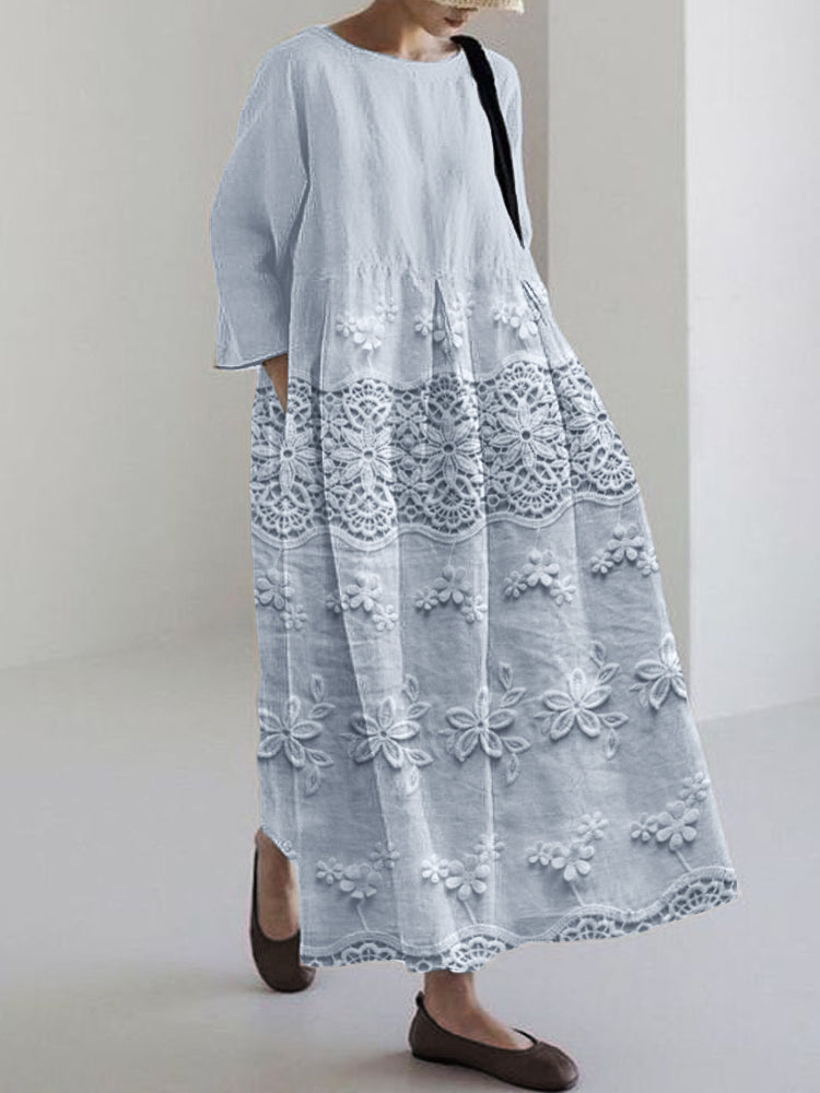 ELISE™ LACE DETAIL DRESS