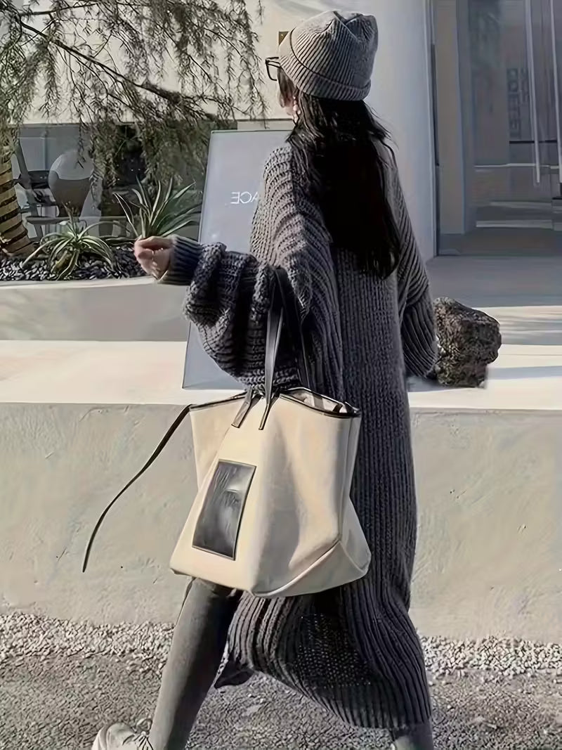 Glenda | Chic Knee-Length Cardigan Sweater