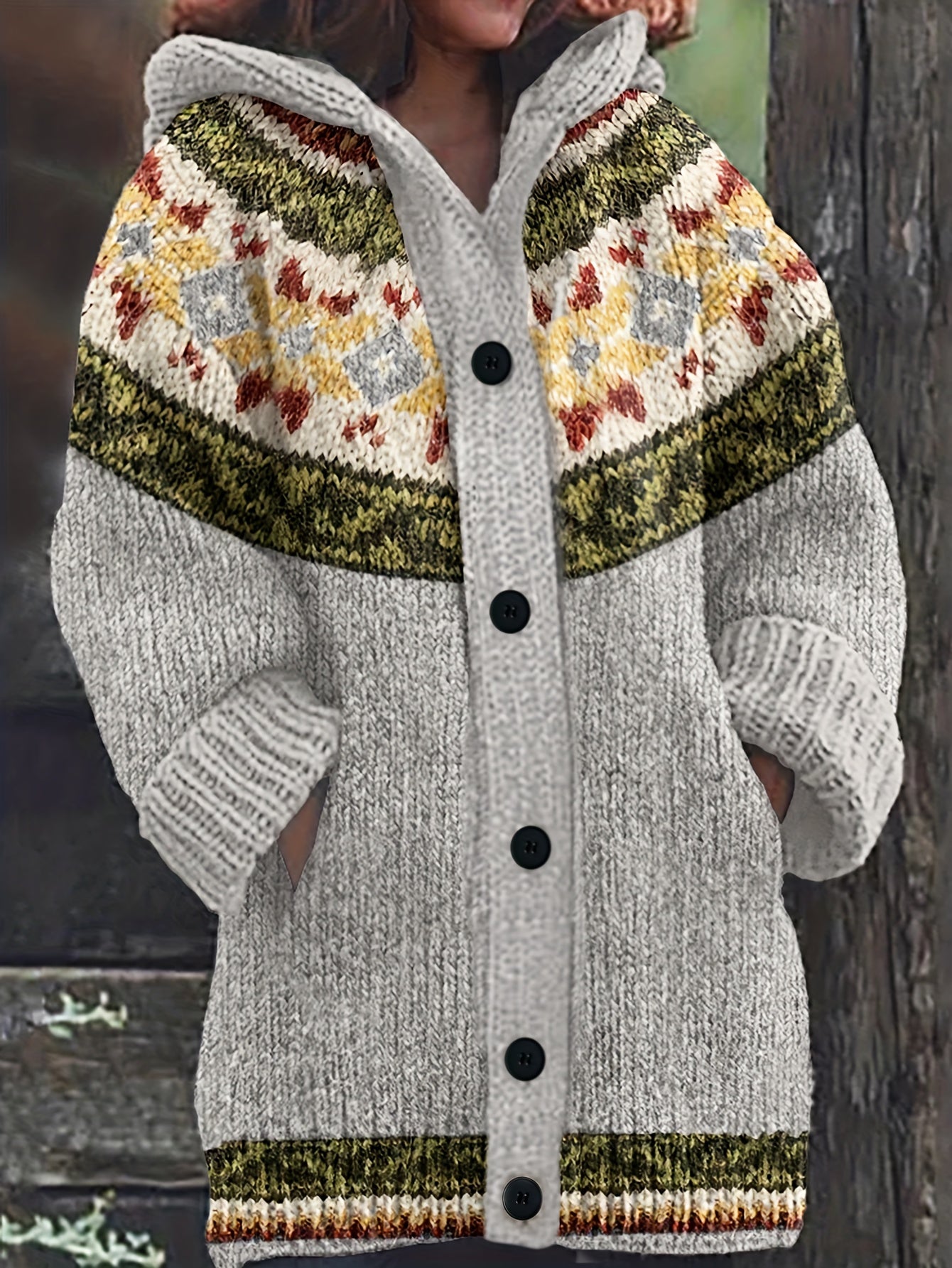 Gladys | Plaid Cardigan Jacket