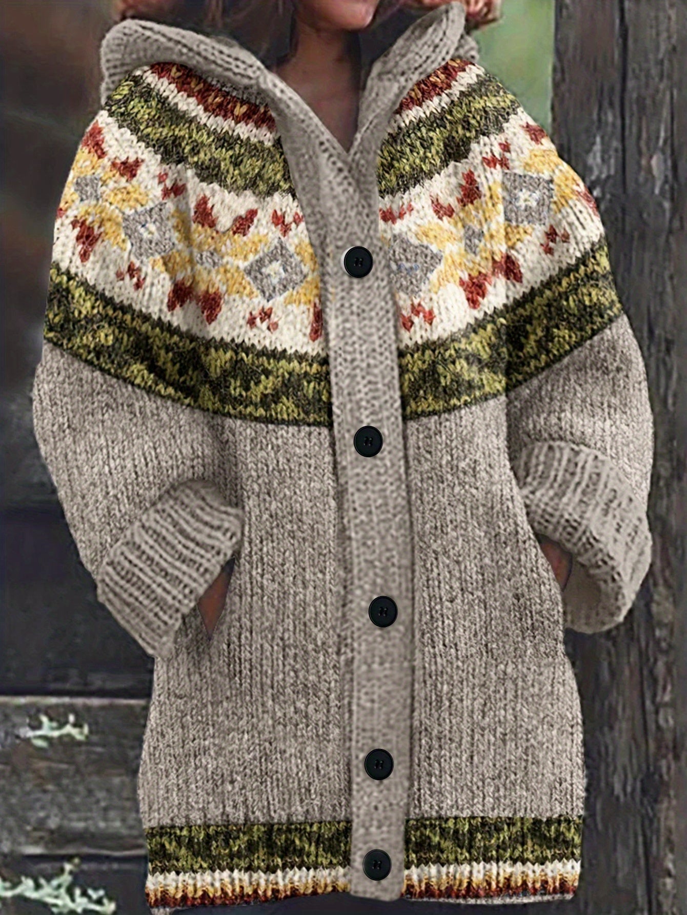 Gladys | Plaid Cardigan Jacket
