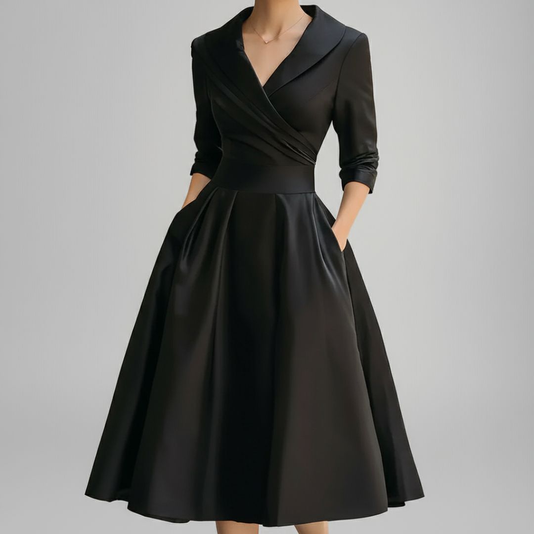 Ceryn | Satin Midi Dress