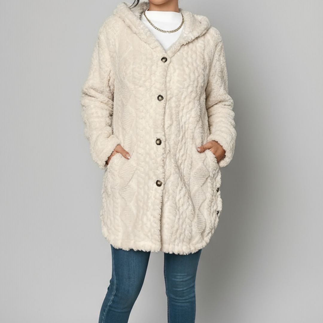 Chantel | Plush Hooded Cardigan