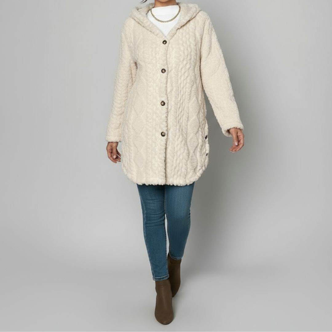 Chantel | Plush Hooded Cardigan