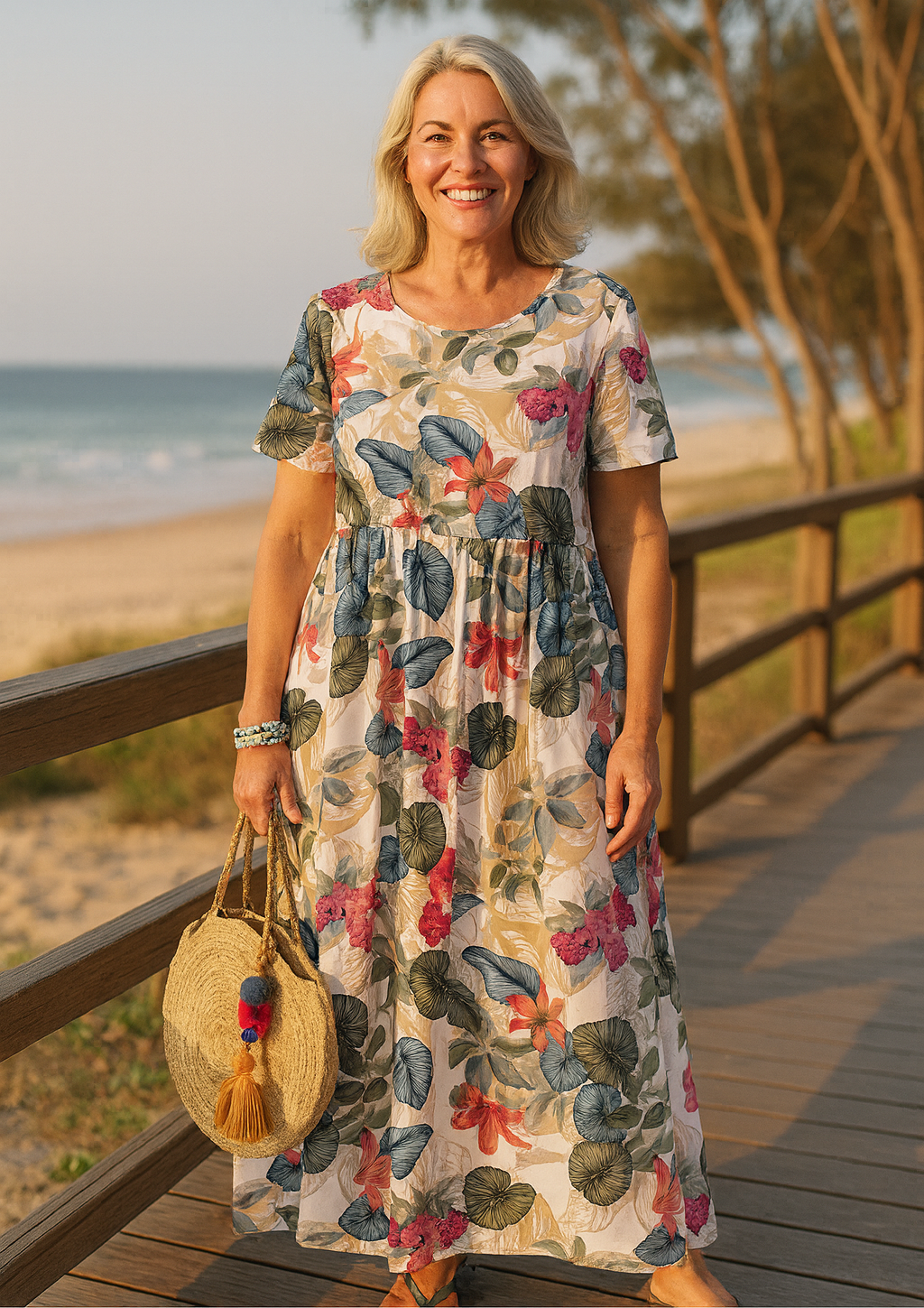 MACEY | EFFORTLESS FLORAL MAXI DRESS