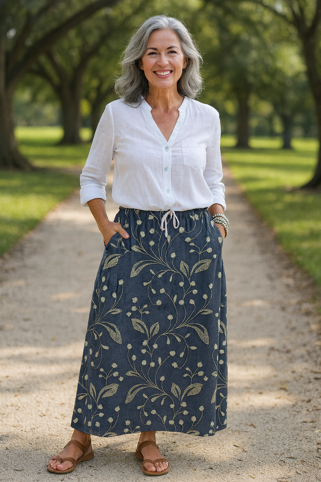 ELIZARA | EVERYDAY BREEZE TRAVEL SKIRT