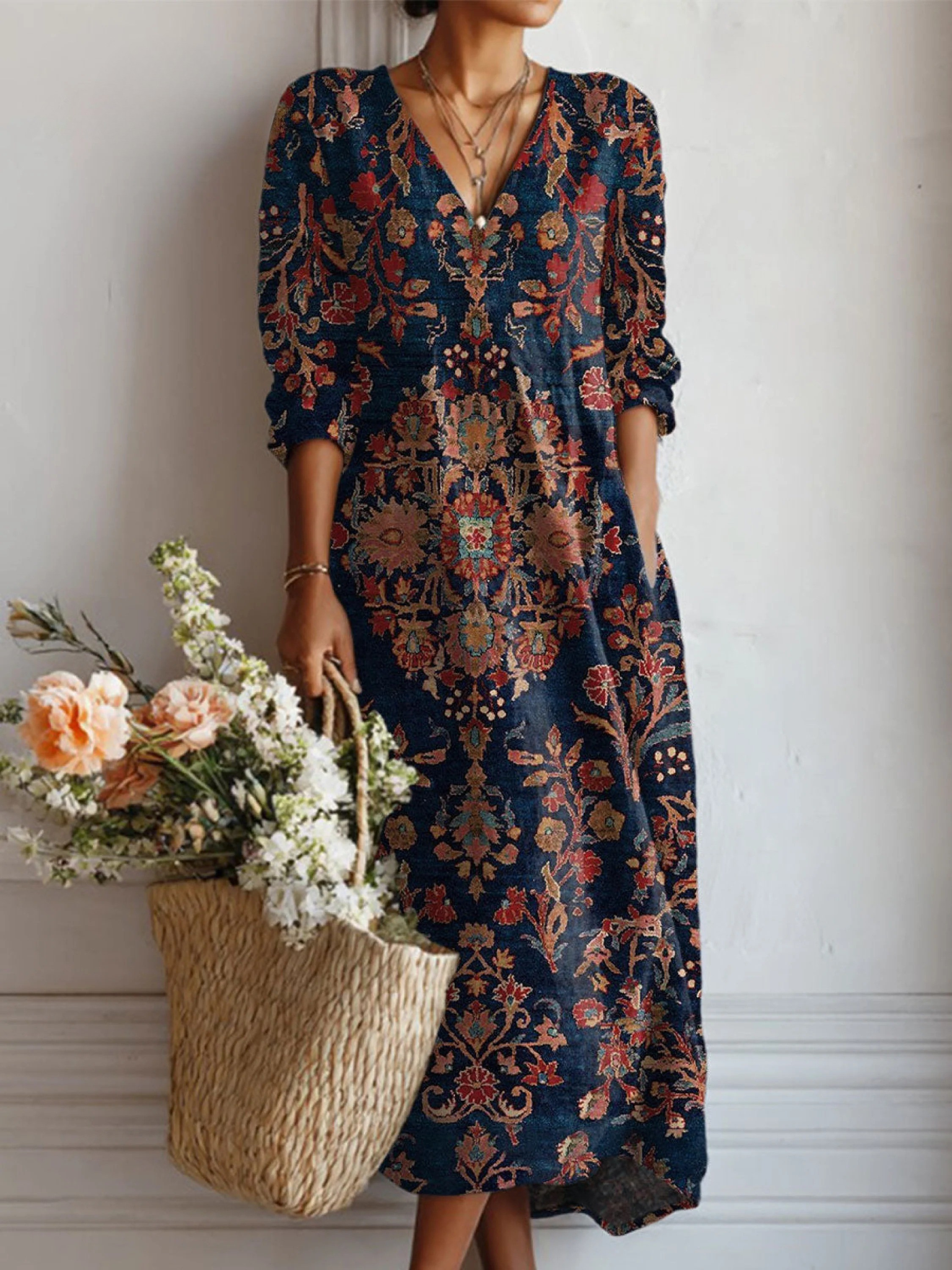 LILIANA™ FLORAL PRINT DRESS