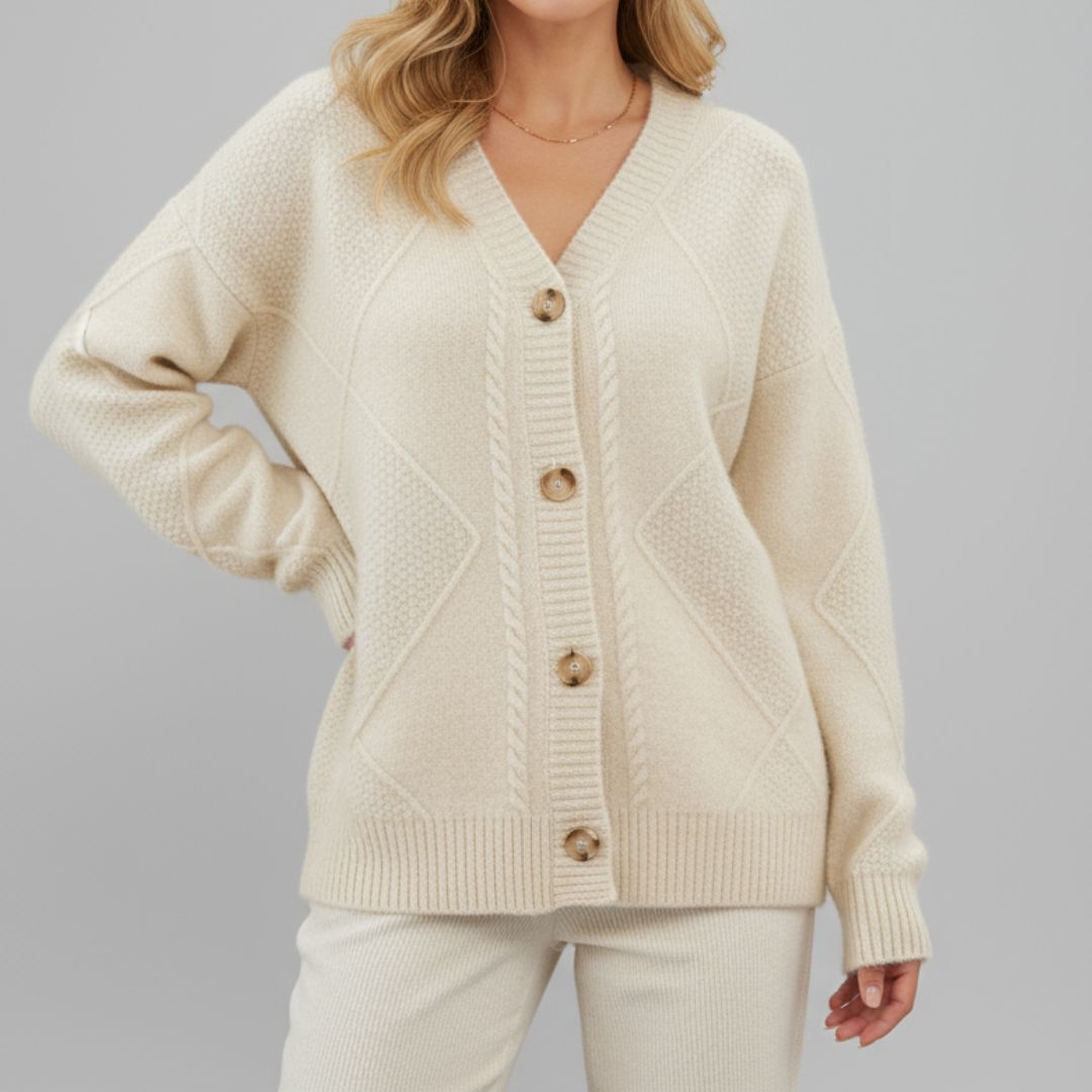 Eloise | Cable-Knit Cardigan