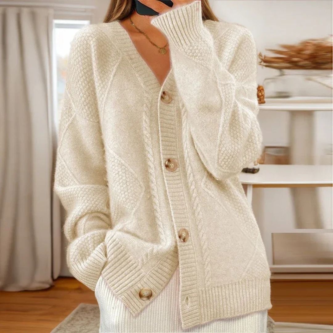 Eloise | Cable-Knit Cardigan