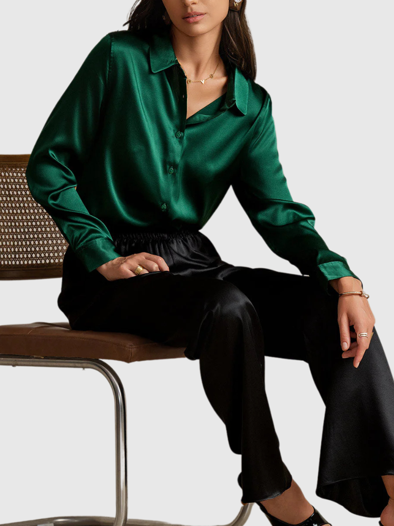 BEA LUXE SILK BLOUSE