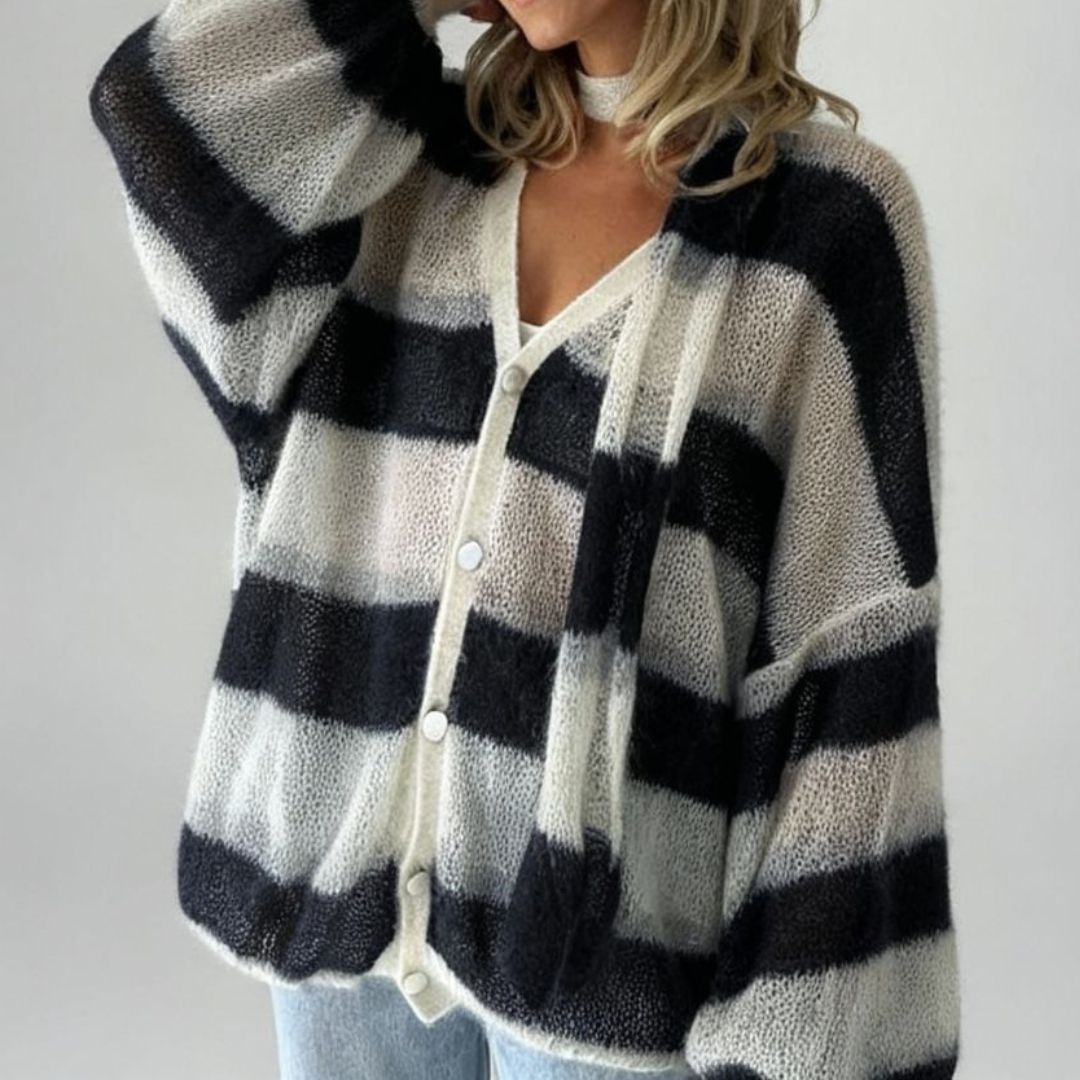 Nerissa - Striped Cardigan