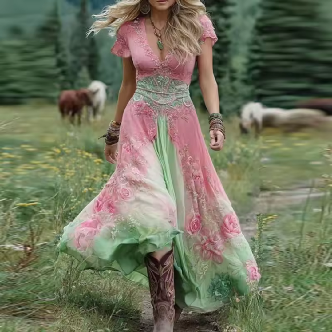 AVELINA | BOHO MAXI DRESS