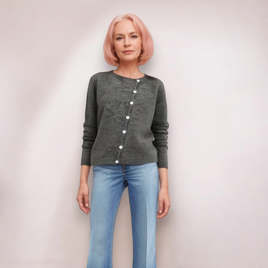 Monica | Elegant Button-Up Cardigan