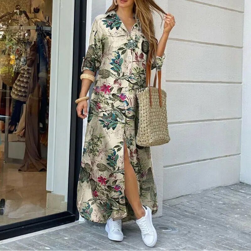 ALEXA | EFFORTLESS LONG SLEEVE MIDI DRESS