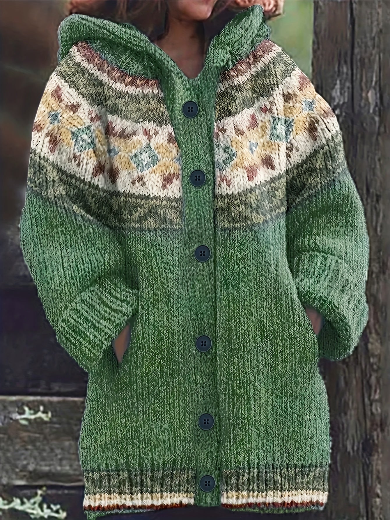 Gladys | Plaid Cardigan Jacket