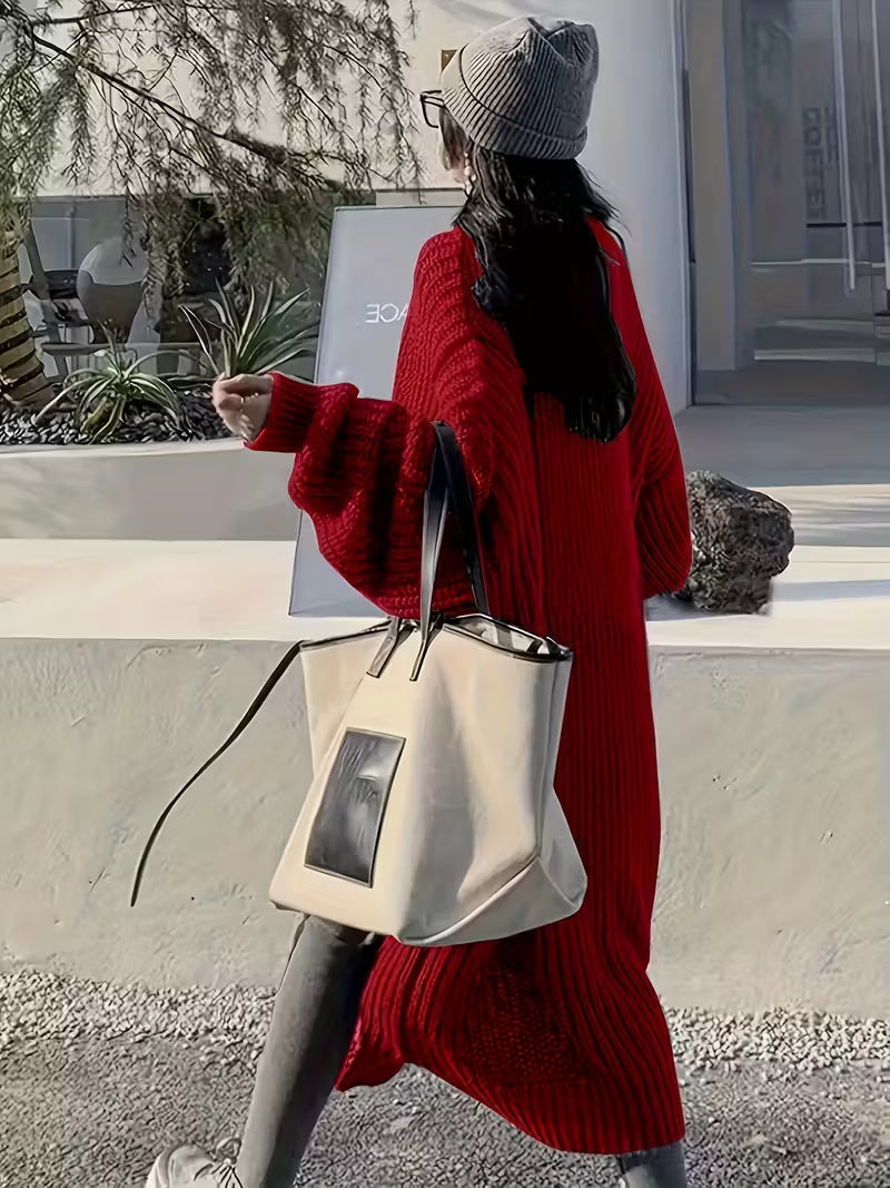 Glenda | Chic Knee-Length Cardigan Sweater