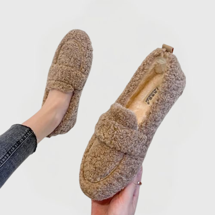 Mila | Cozy Faux-Shearling Loafers