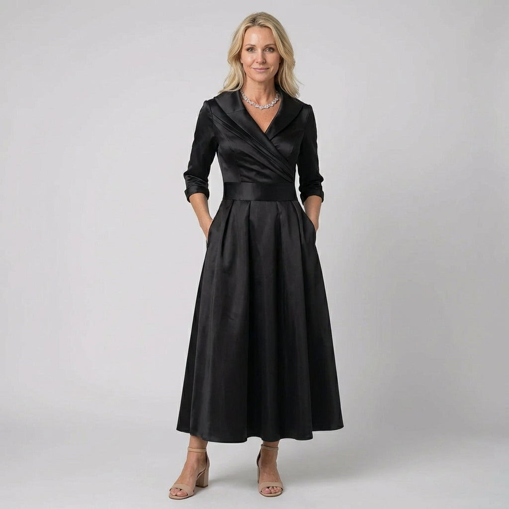 Ceryn | Satin Midi Dress