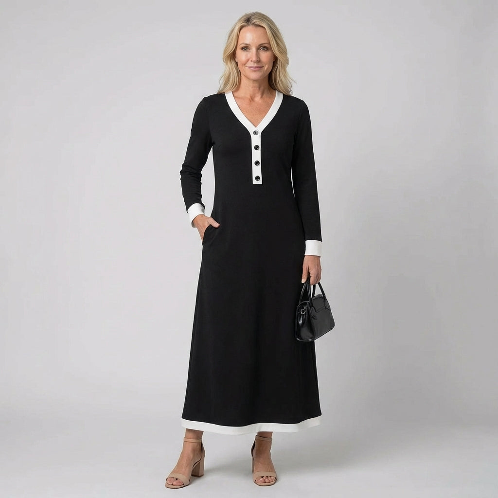 RAINA ELEGANT LONGSLEEVE DRESS