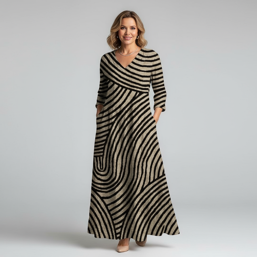 Bonnie - Vintage Striped dress