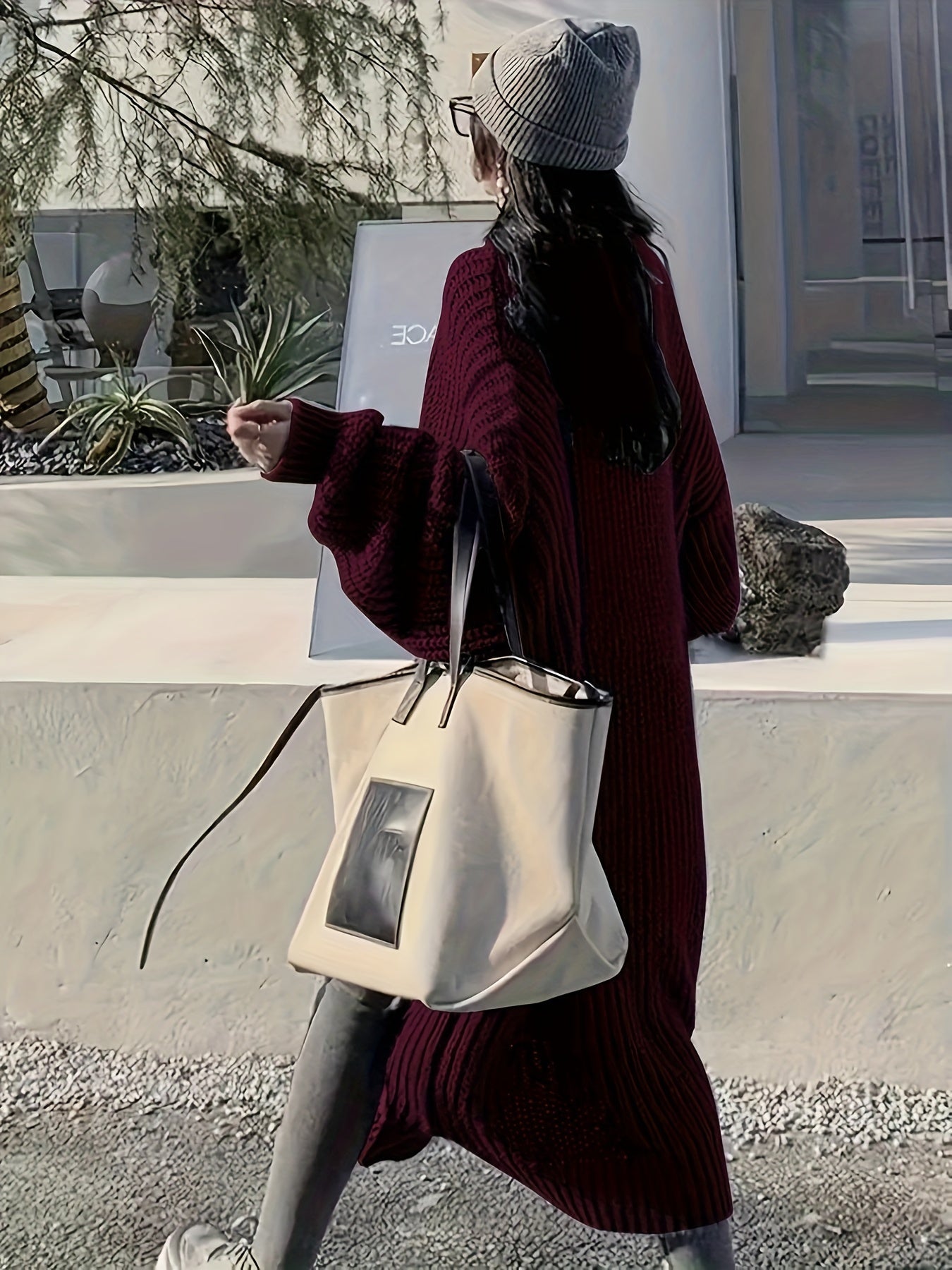 Glenda | Chic Knee-Length Cardigan Sweater