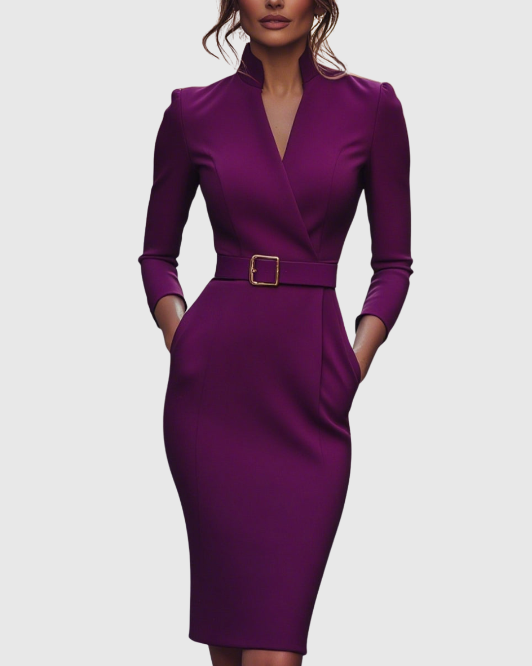 CLARIBEL | REFINED BLACK DRESS