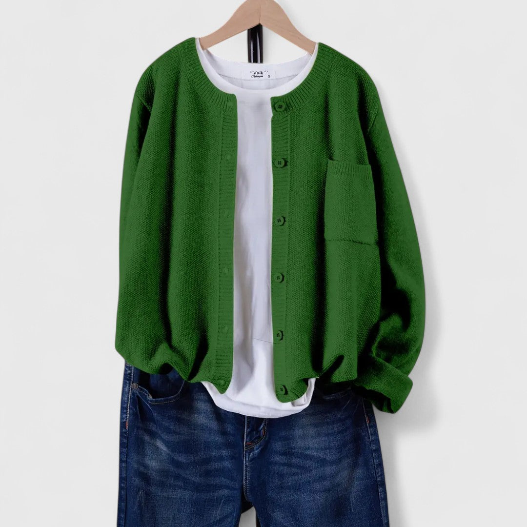 Clara - Casual Button-Up Cardigan