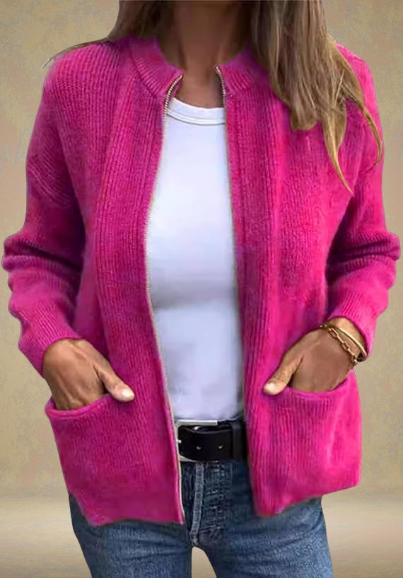 Andrea - Everyday Cardigan With Zipper