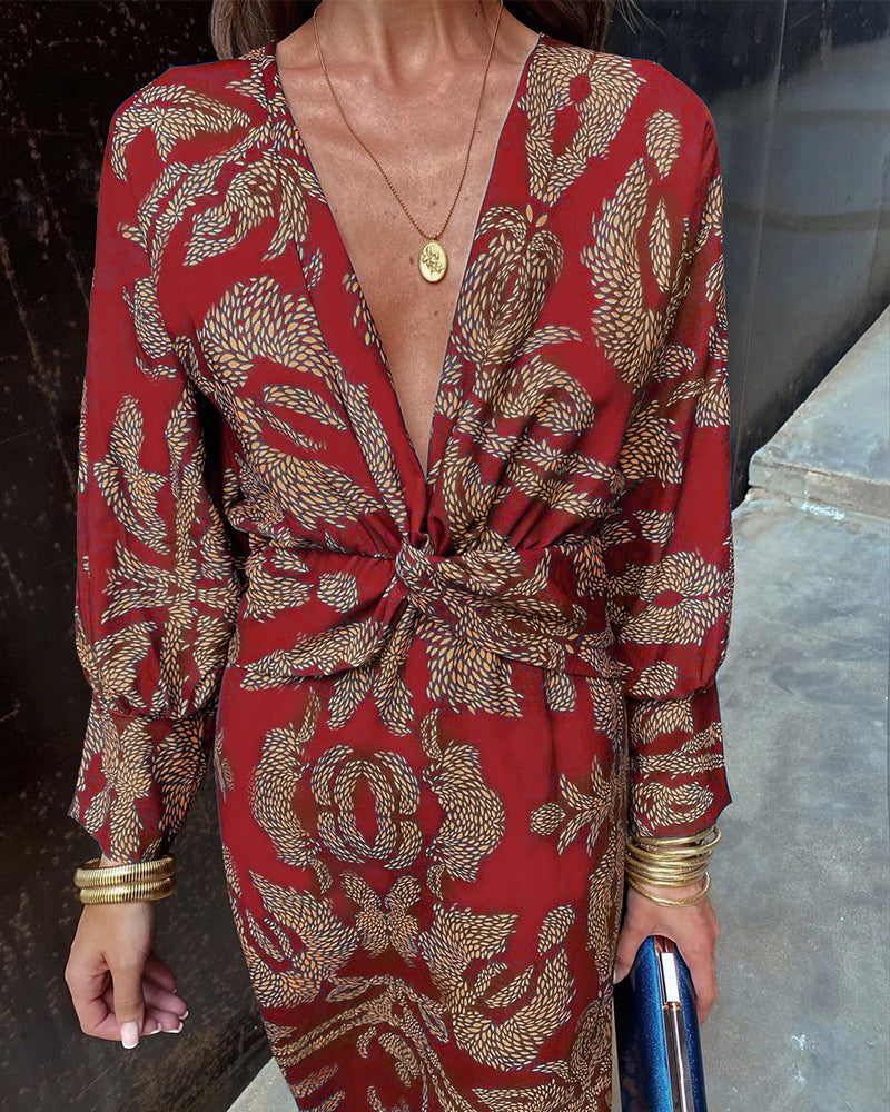 ARIELLE™ BOHO CHIC WRAP DRESS