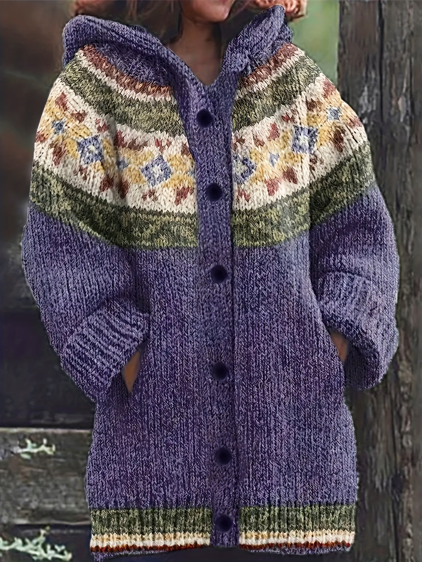 Gladys | Plaid Cardigan Jacket