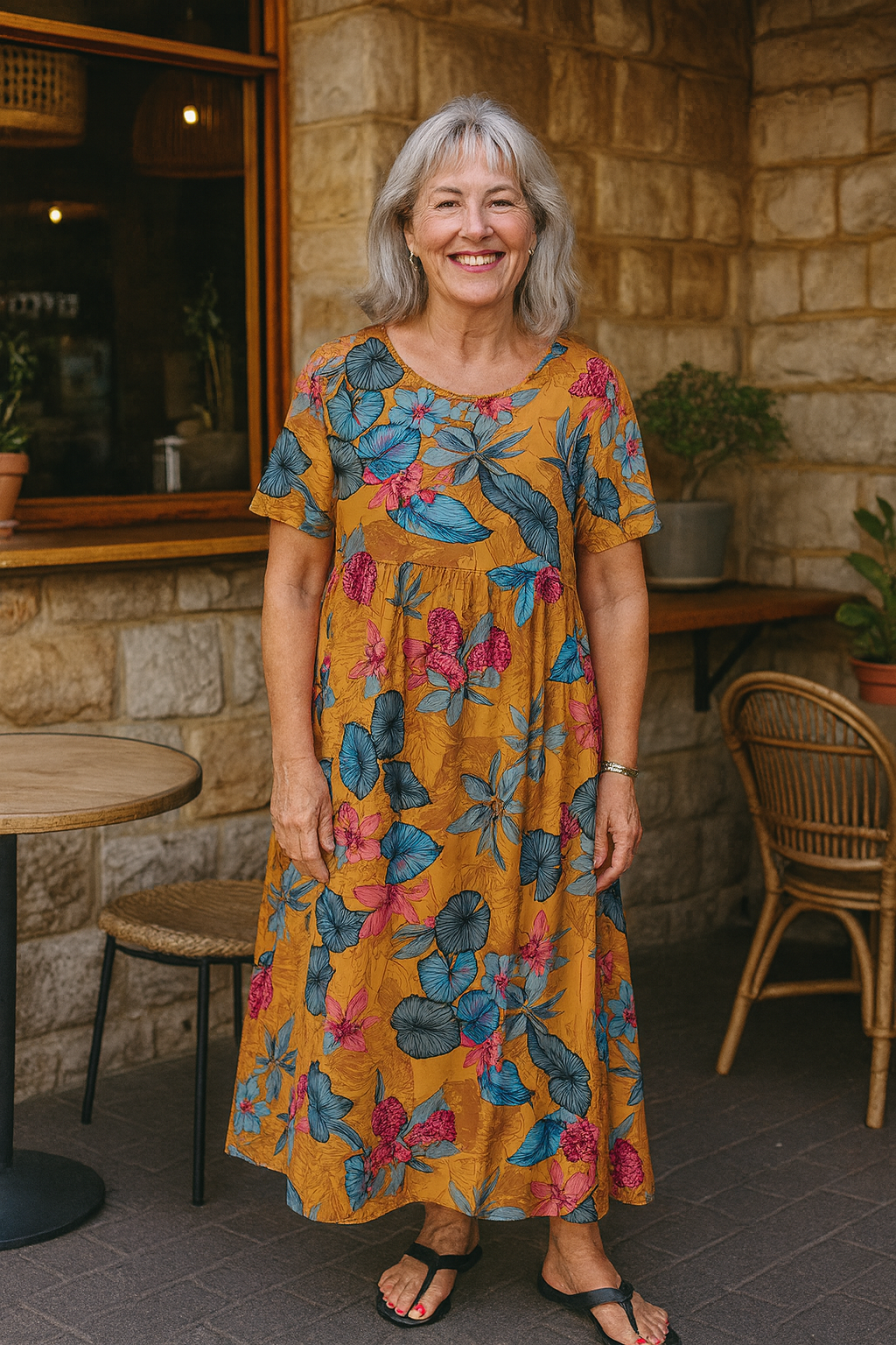 MACEY | EFFORTLESS FLORAL MAXI DRESS