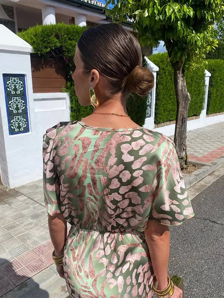 WRAP MIDI DRESS | WOMEN'S