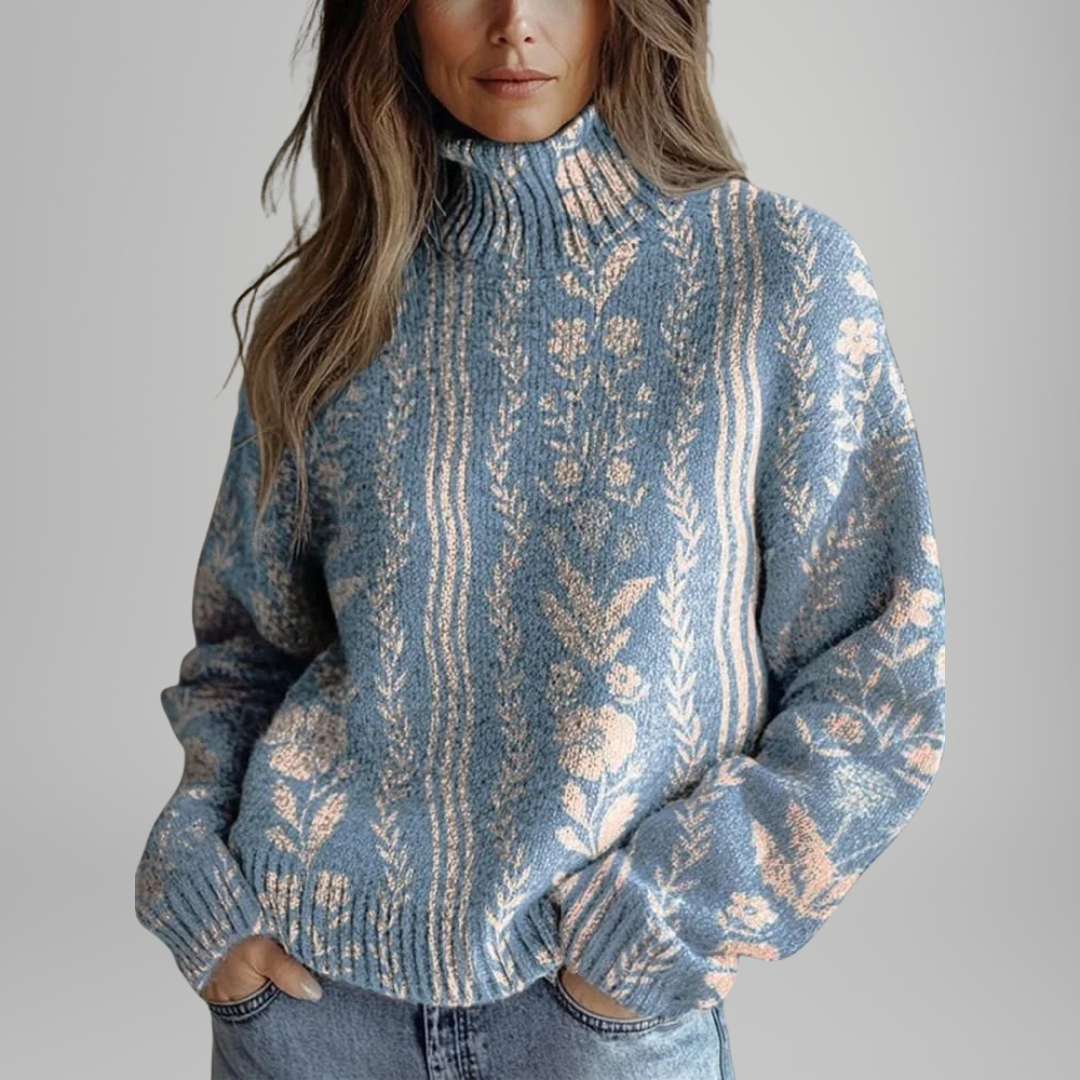 Flora | Warm and Elegant Turtleneck Sweater