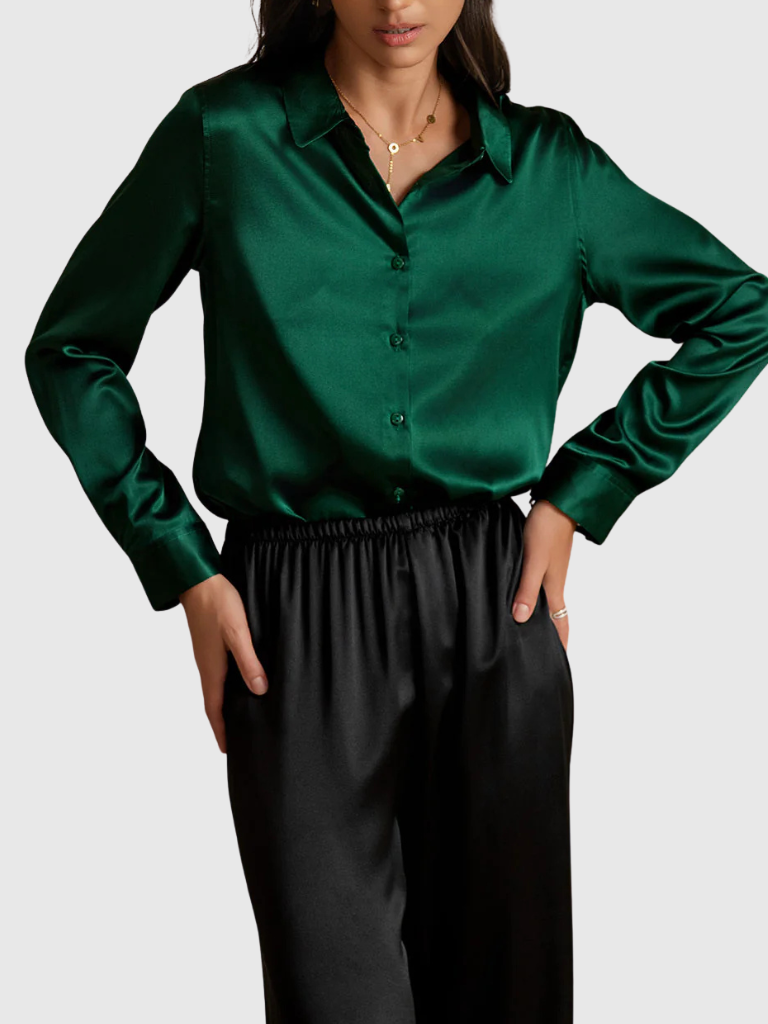 BEA LUXE SILK BLOUSE