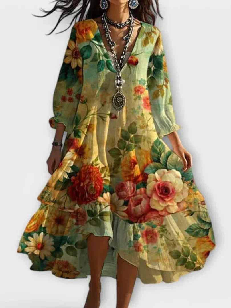 ODESSA | VINTAGE FLORAL DRESS