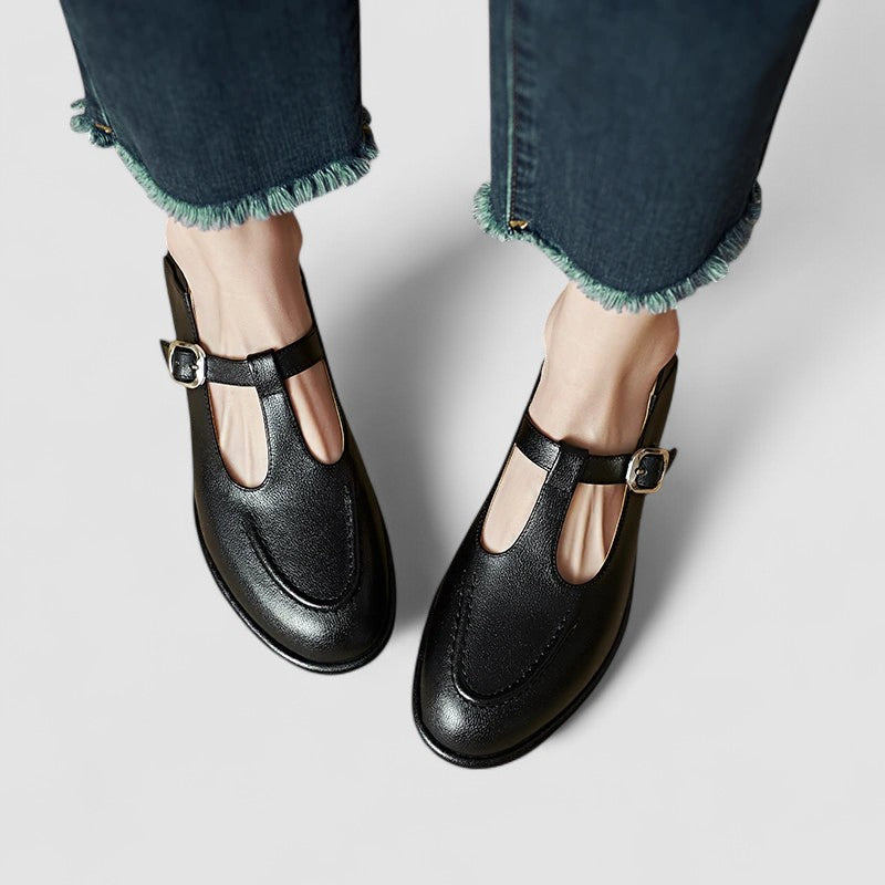Ariyzzah | Mary Jane Low Heel Shoes