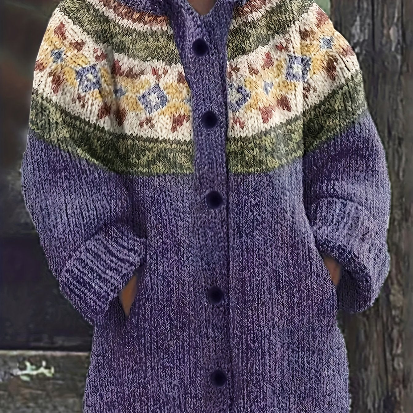 Gladys | Plaid Cardigan Jacket