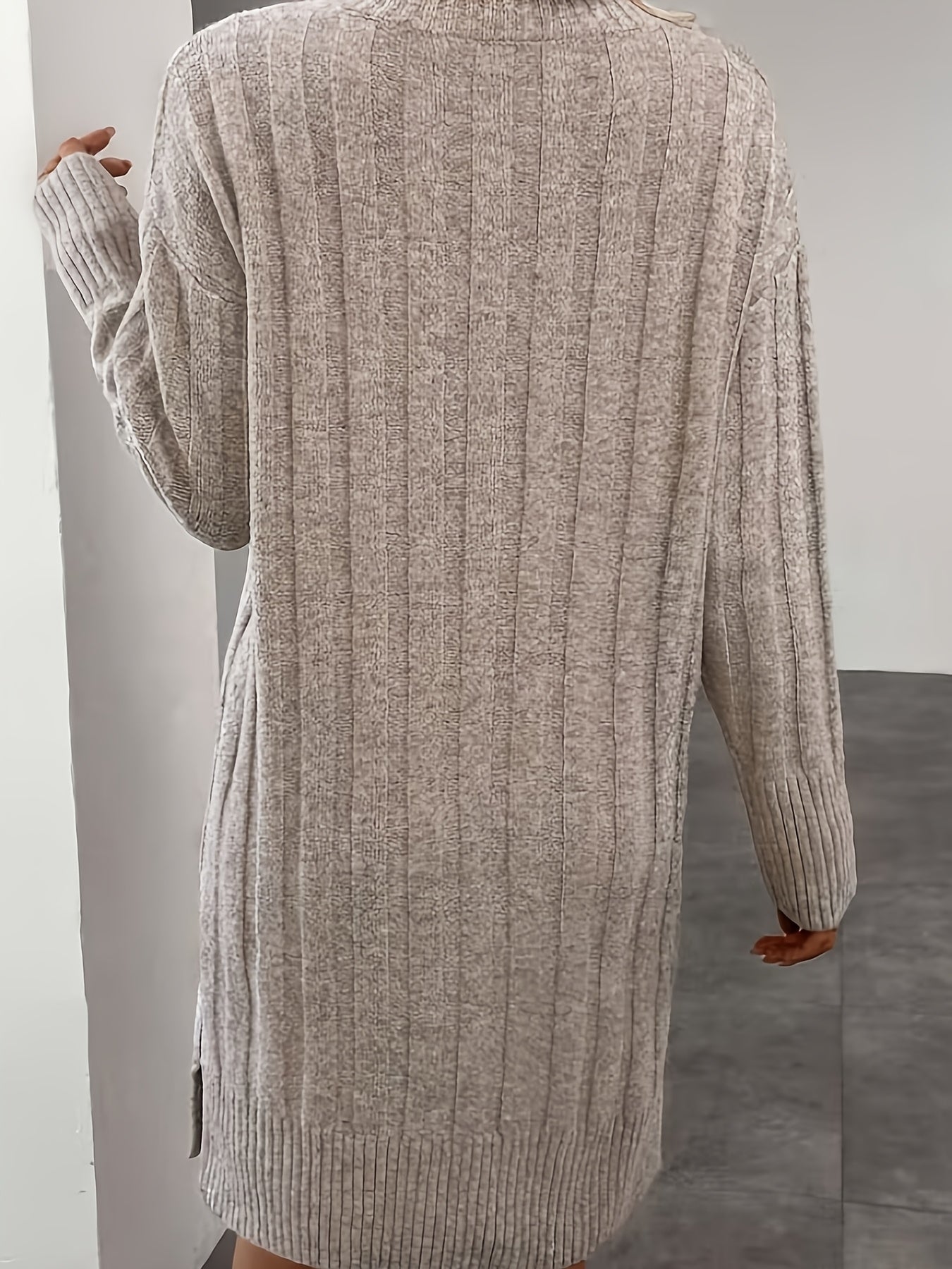 SOPHIA & ROSE | Plus‑Size Elegant Knit Midi Dress