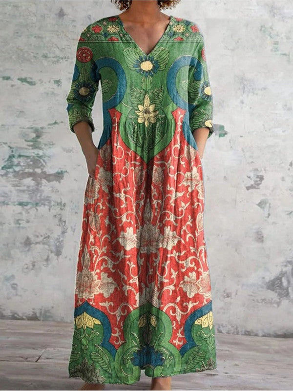 AURELIA | VINTAGE BLOSSOM PRINT DRESS
