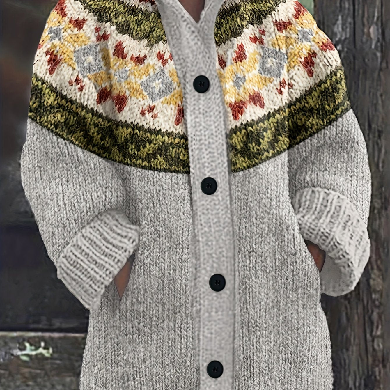 Gladys | Plaid Cardigan Jacket