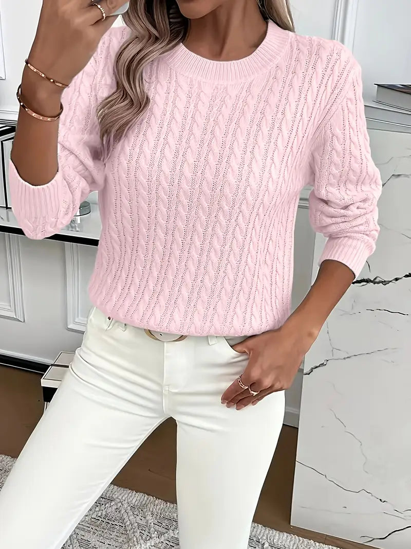 Zoe | Cable Knit Sweater