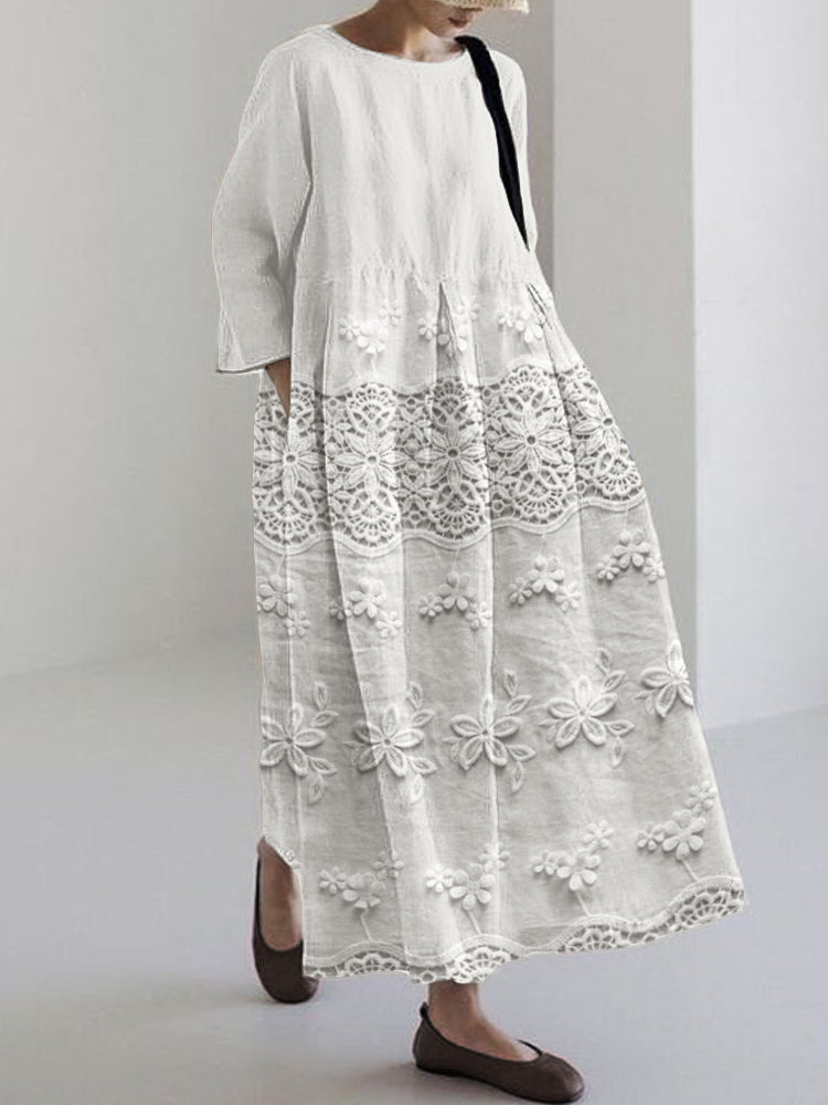 ELISE™ LACE DETAIL DRESS